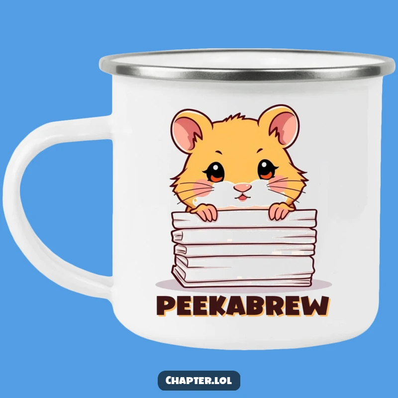 Funny Hamster Adventure Mug: Hilarious Camp Coffee for Curious Explorers!