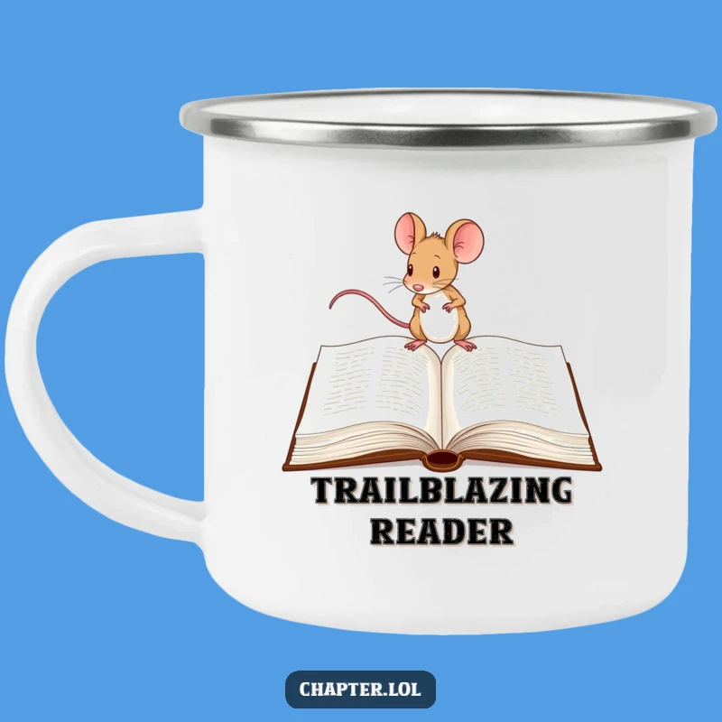 Funny Mouse Adventure Mug: Hilarious Camp Coffee for Explorers!