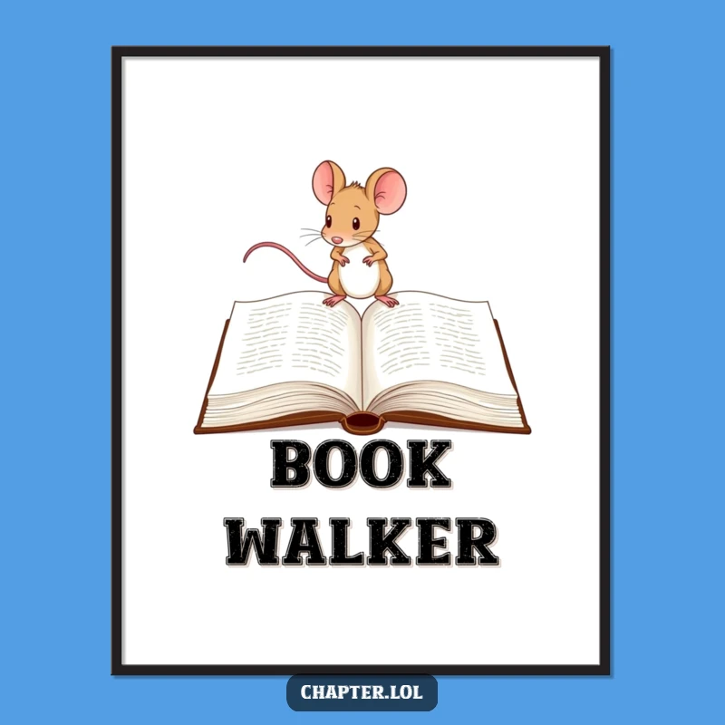 Funny Mouse Explorer Digital Art: Hilarious Downloadable Print for Adventurous Walls!