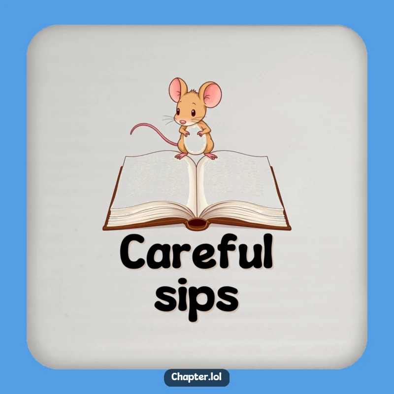 Funny Mouse Explorer Coaster: Hilarious Protection for Your Surfaces!