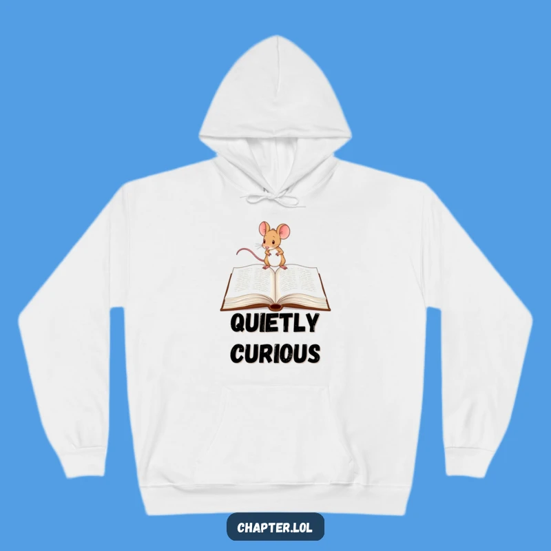 Cozy Funny Mouse Hoodie: Warm & Hilarious Gift for Adventurers!