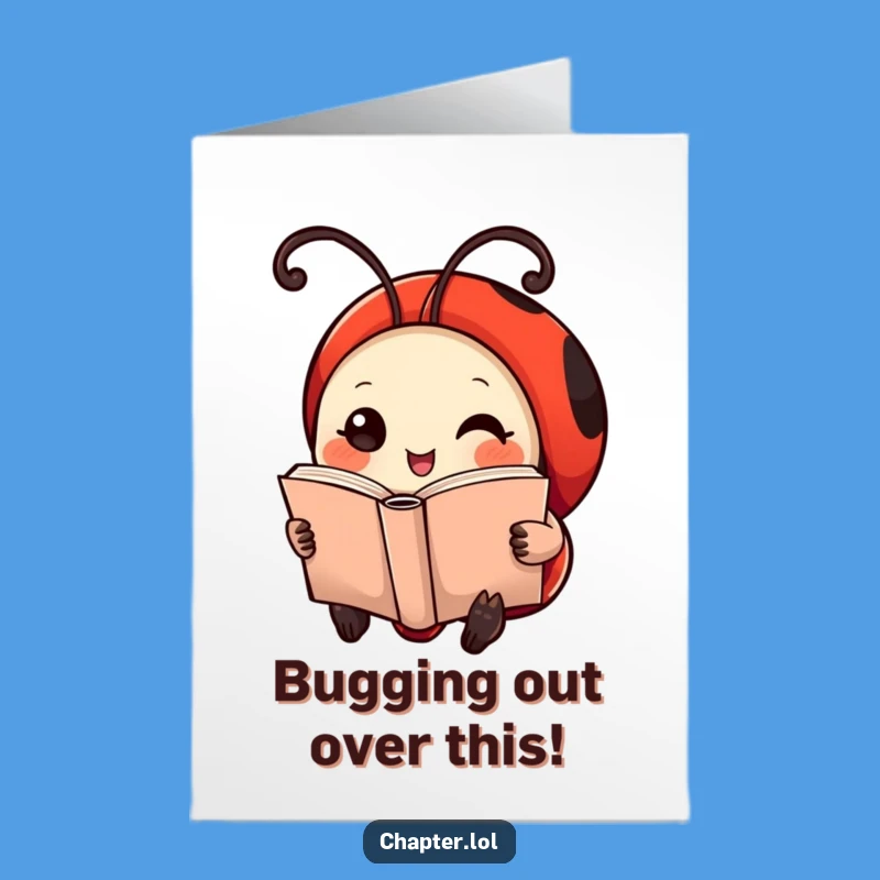 Free Printable Ladybug Congrats Card: Bookish Achievement Downloadable