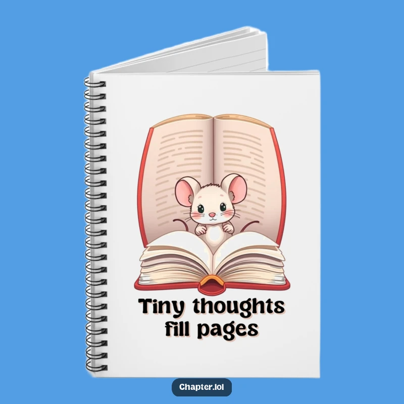 Funny Mouse Notebook - Literary Journal for Notes