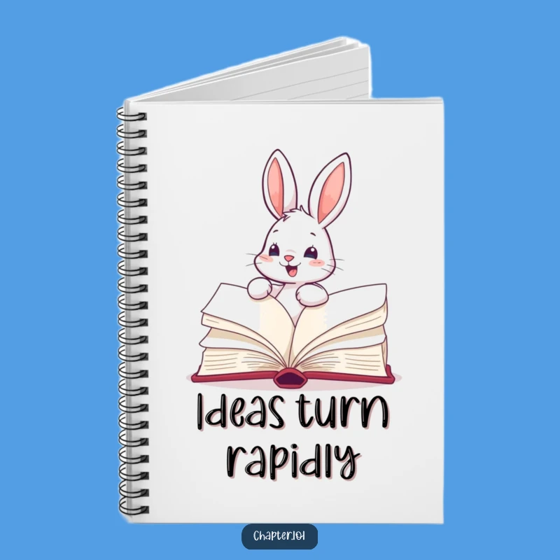 Funny Bunny Notebook - Energetic Reading Journal